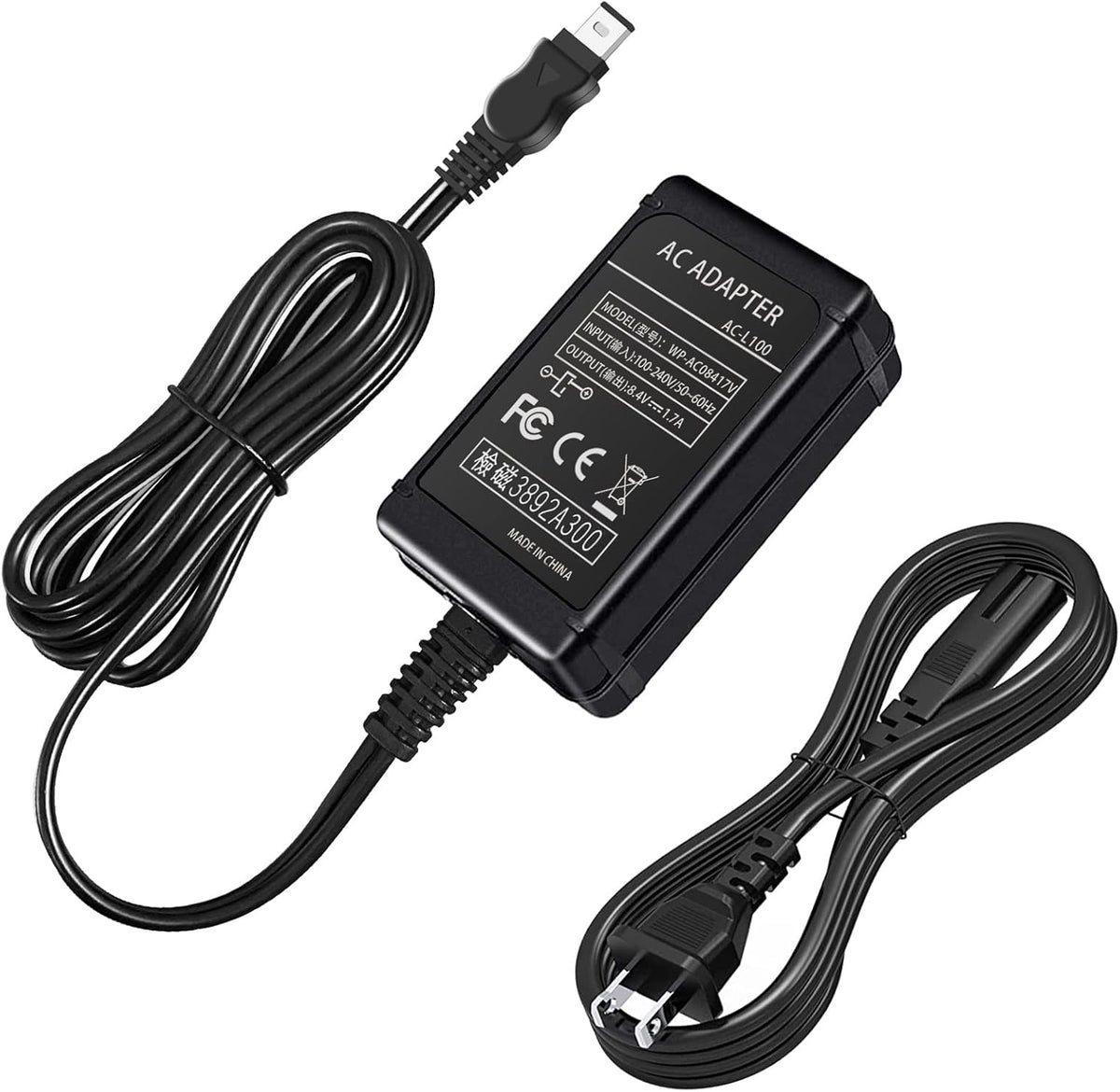ACL100 Power Supply Adapter for Sony Handycam Camcorder D756