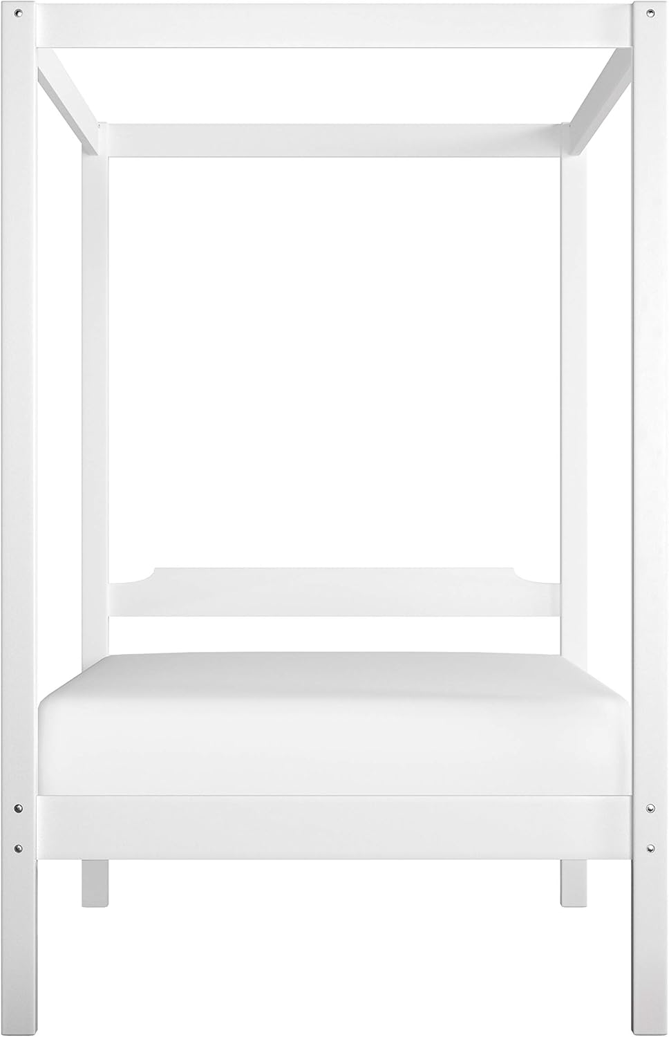 Wood Twin Size Canopy Bed E9114