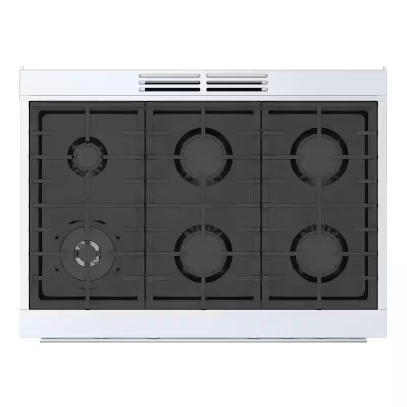 36 in. 3.5 cu. ft. Gas Range with 6-Burners in Stainless Steel Q4057