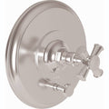 Satin Bronze Balanced Pressure Tub and Shower Diverter Plate with Cross Handle R4174