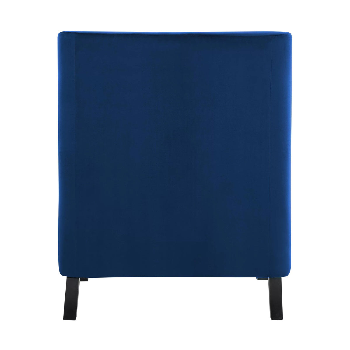 Navy Blue Velvet Upholstered Accent Chair O6916