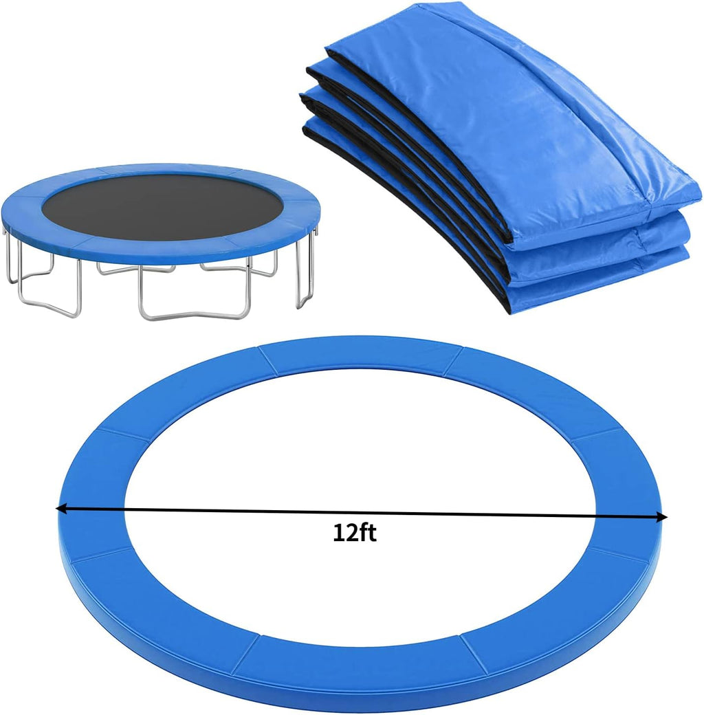 12FT Blue Trampoline Frame Pad Safety Spring Cover E194