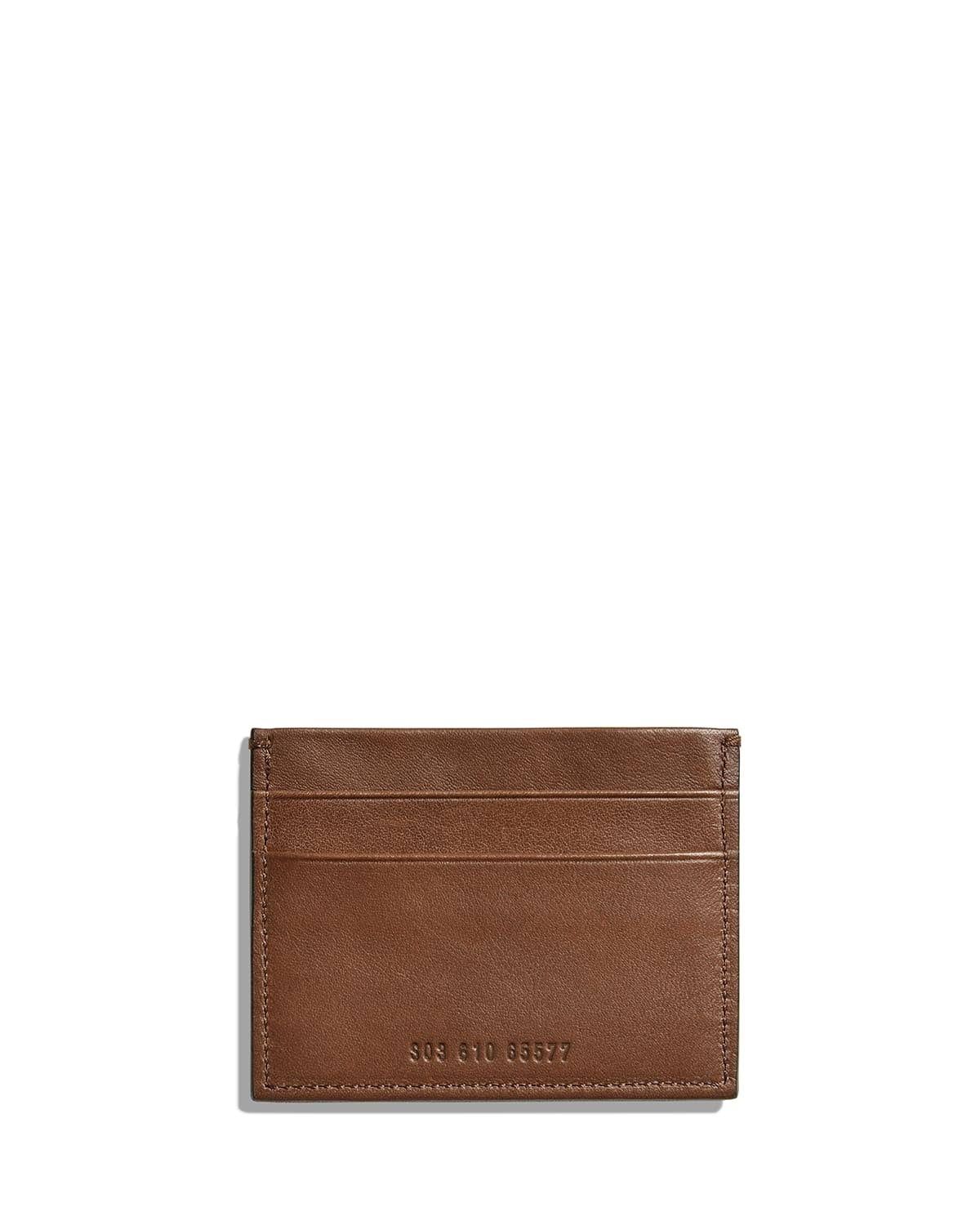 Brown Leather Card Case C309181