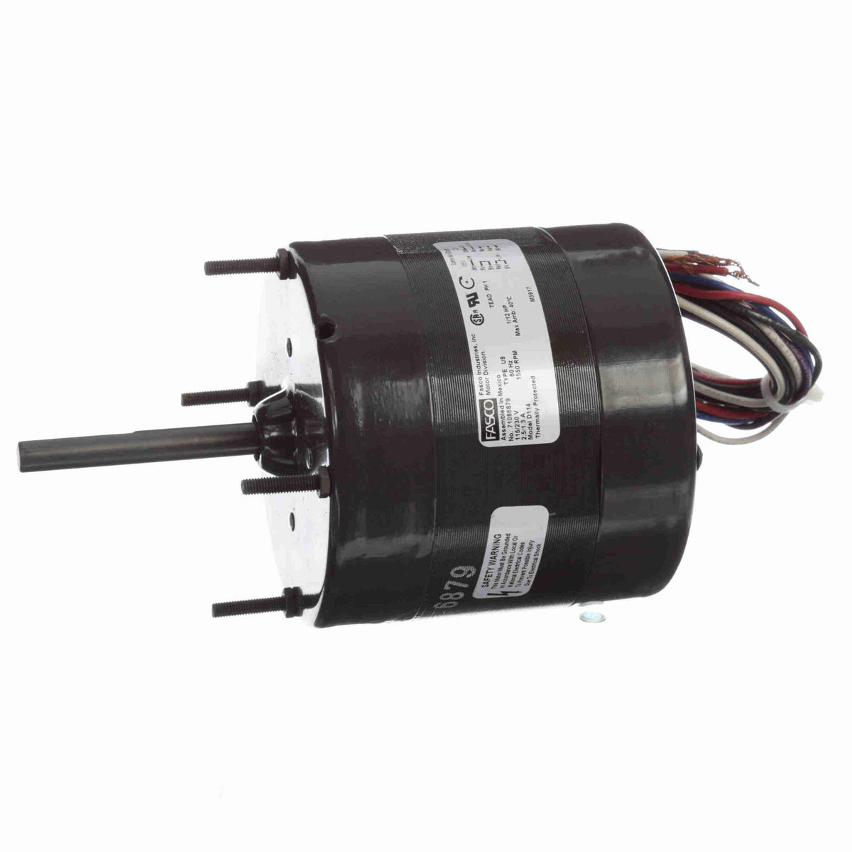 1/12 HP 1550 RPM 115/230 Volts Fan Coil Unit Motor W35035