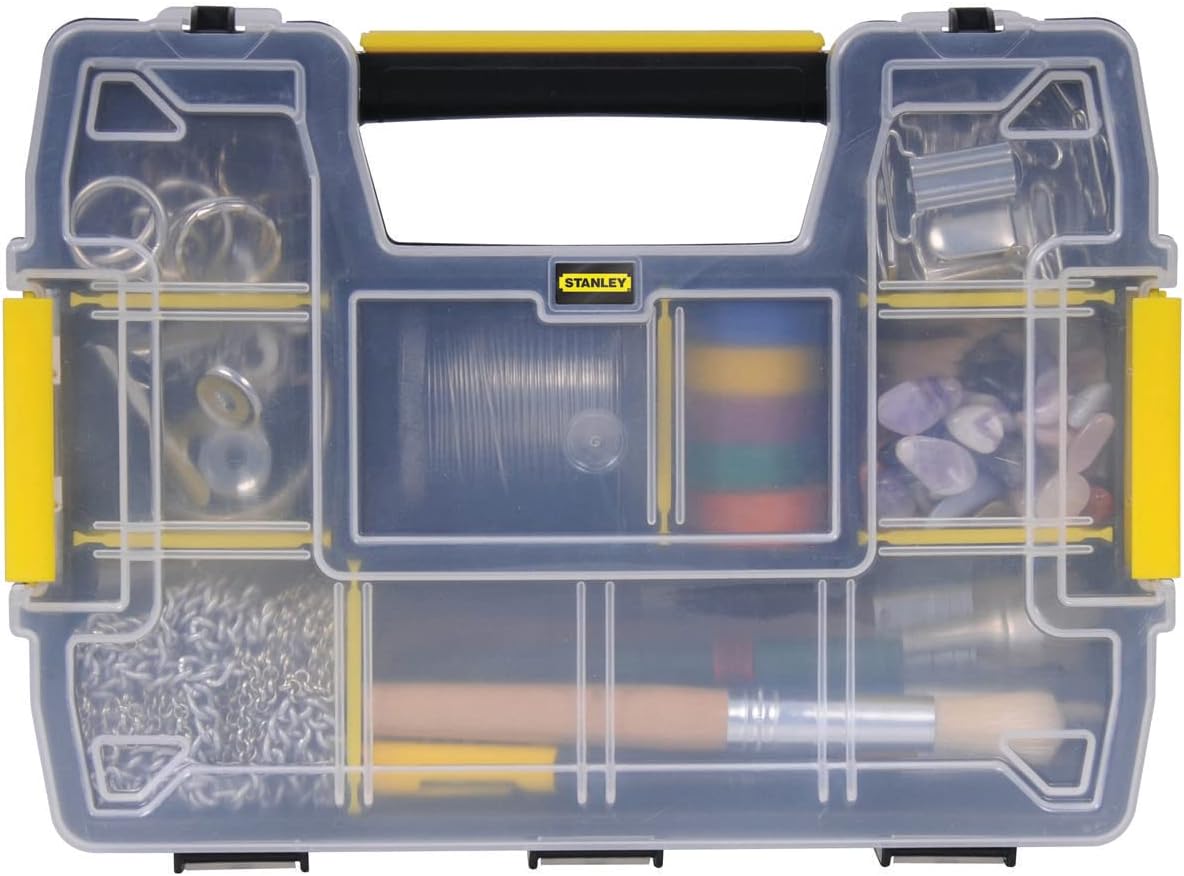 SortMaster Organizer Box With Dividers, Light, 1-Pack G937