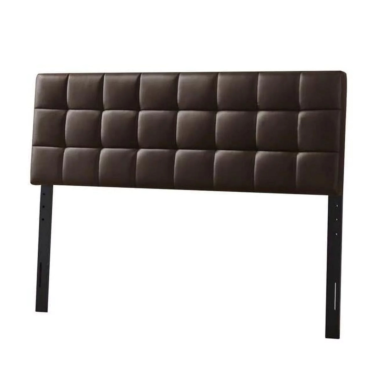 Brown Faux Leather Upholstered Headboard P321