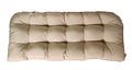 Antique Beige Tufted Wicker Loveseat Cushion K1532