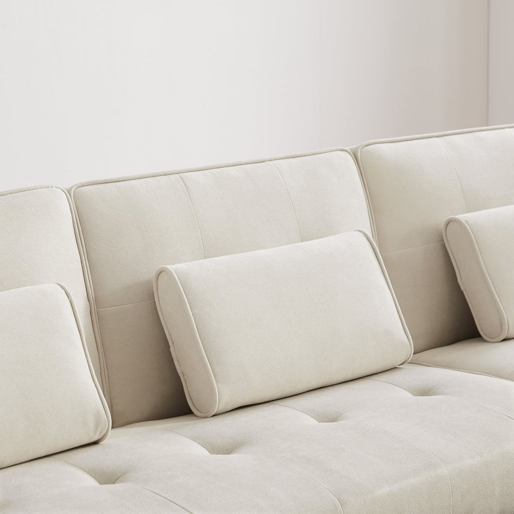 Left Facing L-shaped Convertible Sectional Sofa X901