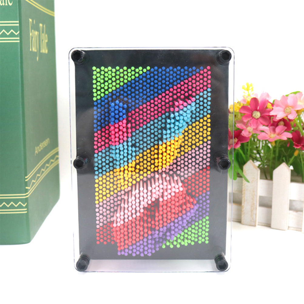 Colorful Plastic Pin Art Toys M3976