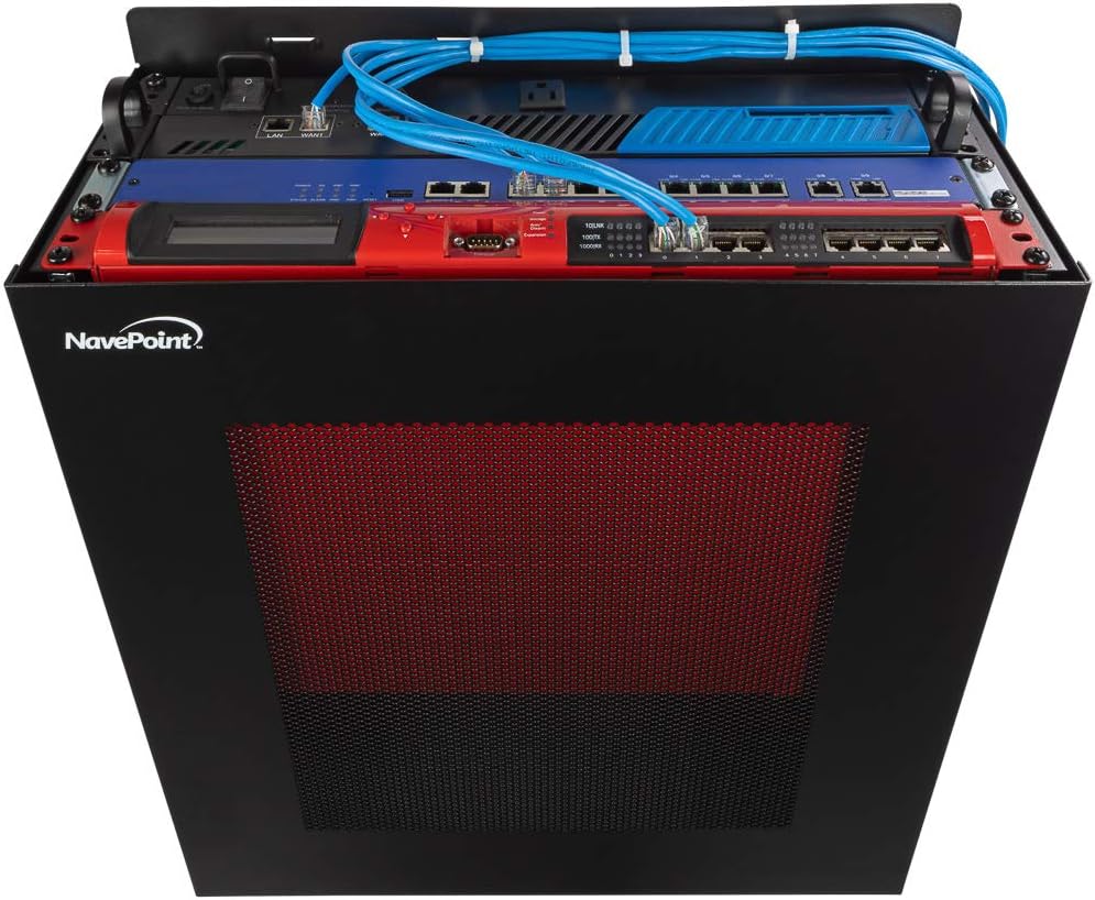 Black 2U Vertical Wall Mountable Server Rack U5550