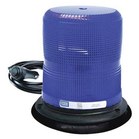 LED Beacon 12-48VDC Vacuum Mount 7in Blue T2025