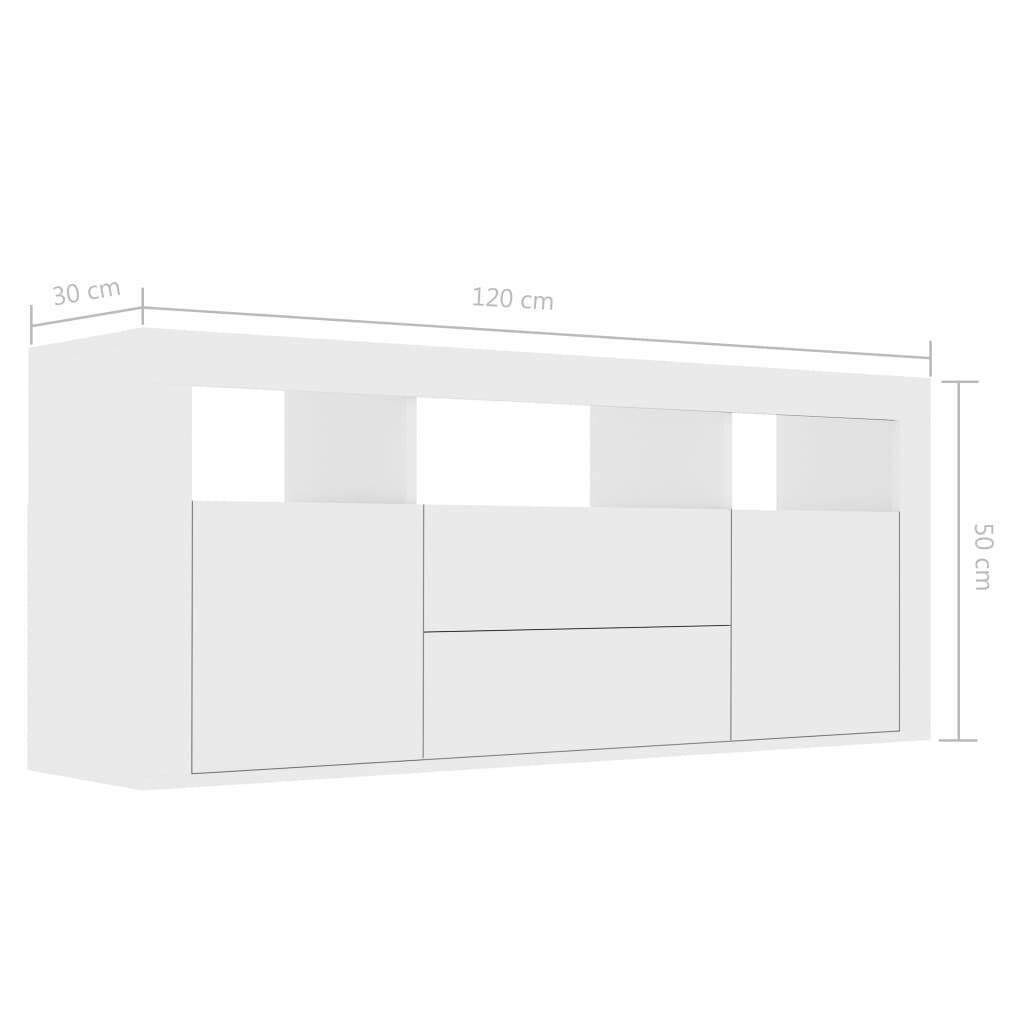 White TV Cabinet Chipboard P340