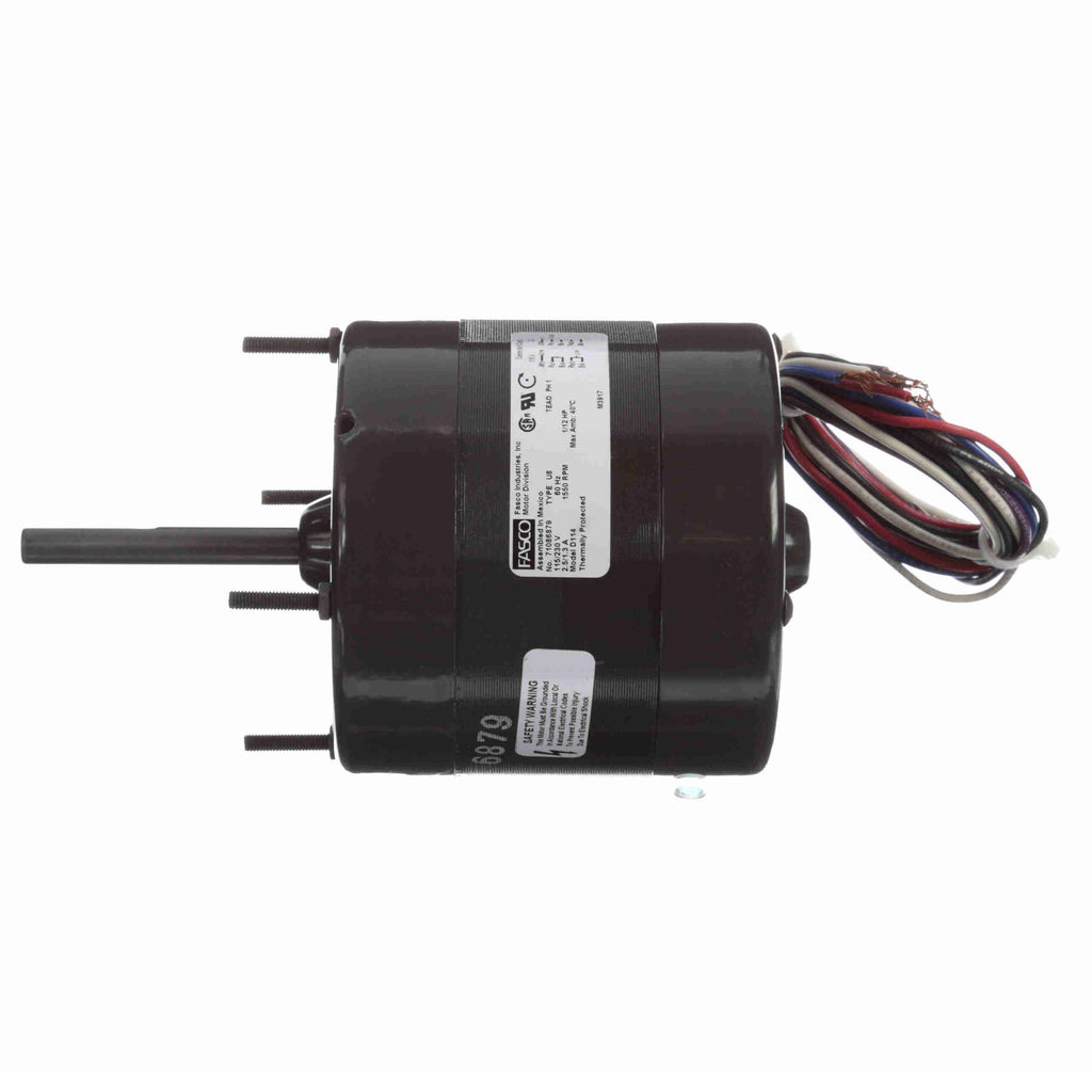 1/12 HP 1550 RPM 115/230 Volts Fan Coil Unit Motor W35035