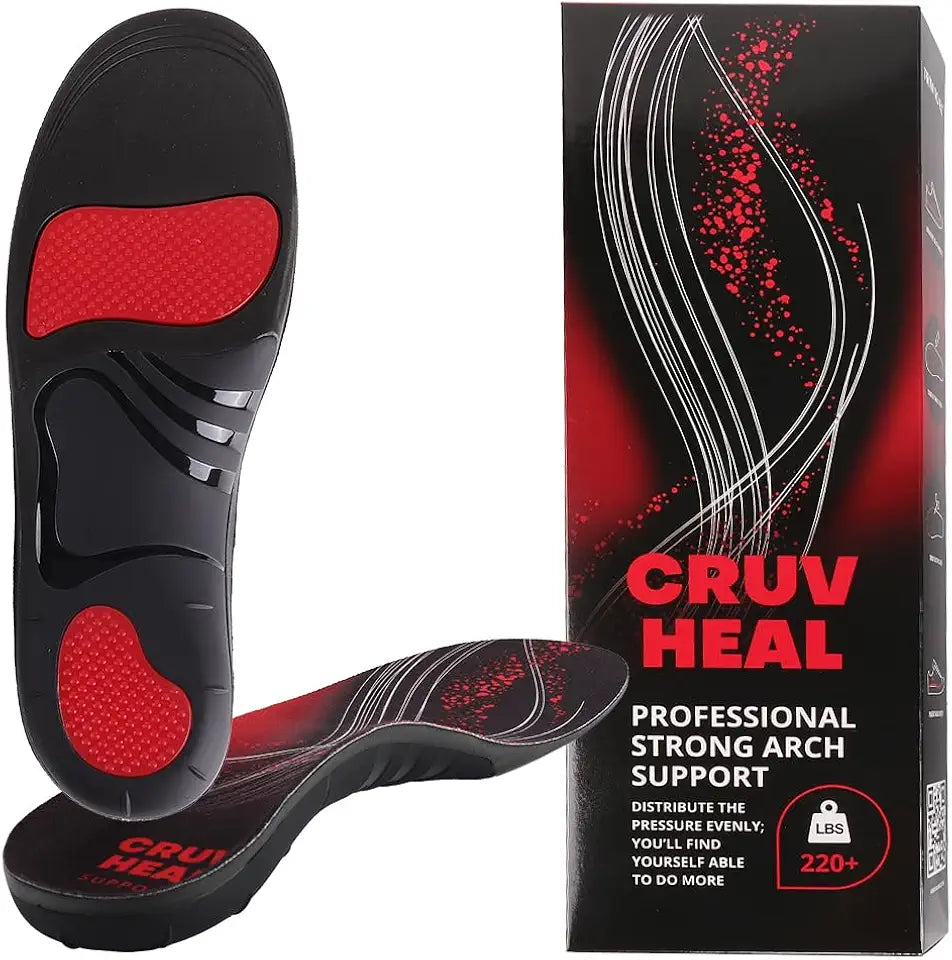 High Arch Support Insoles for Work Boots and Everyday Shoes XL L4768
