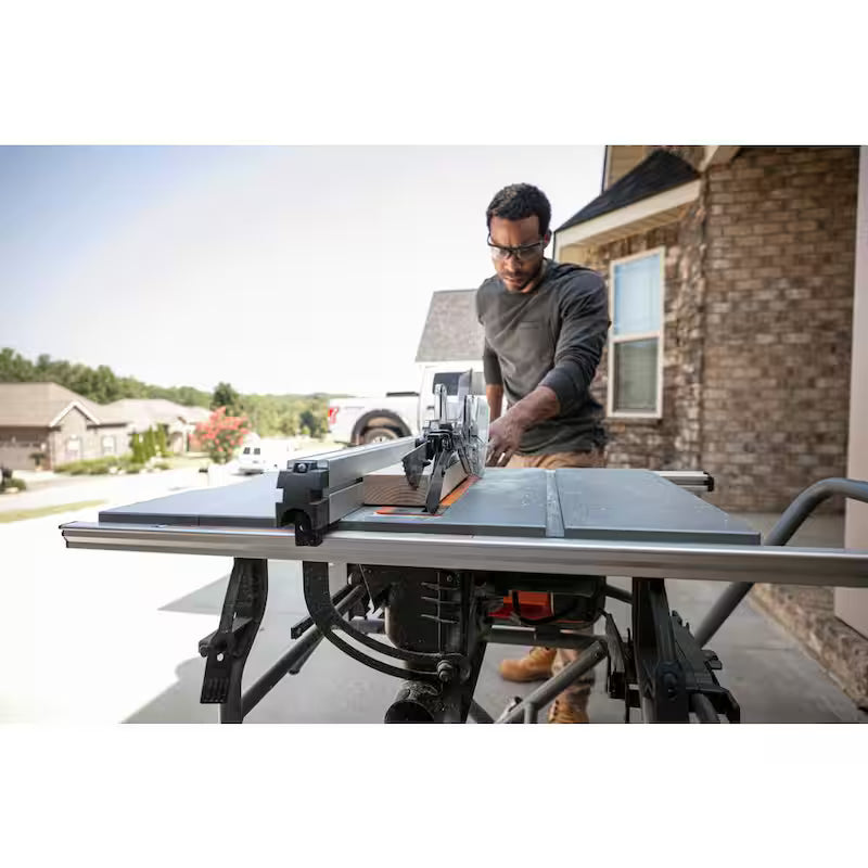 10 Amp 10 in. Corded Table Saw with Stand S744970