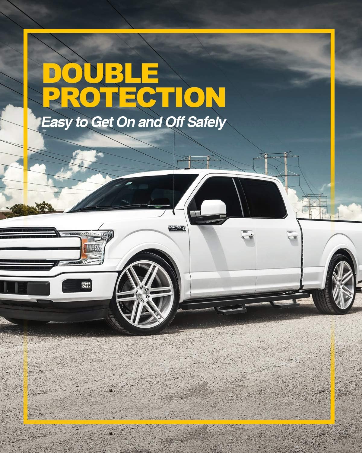 Running Boards Side Steps Nerf Bars P3889