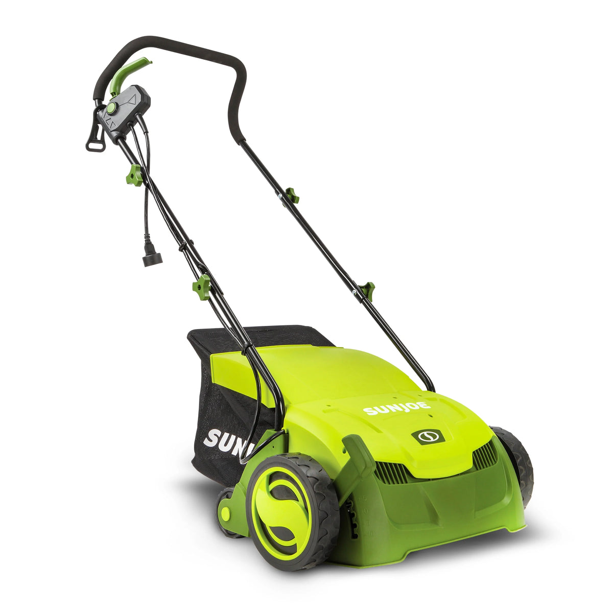 Electric 12.6-inch Lawn Dethatcher + Scarifier with Collection Bag K1032