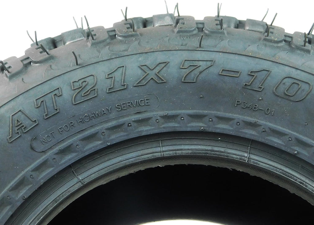 22X7-10 4 Ply ATV Sport Quad Tire Pack of 2 R558653