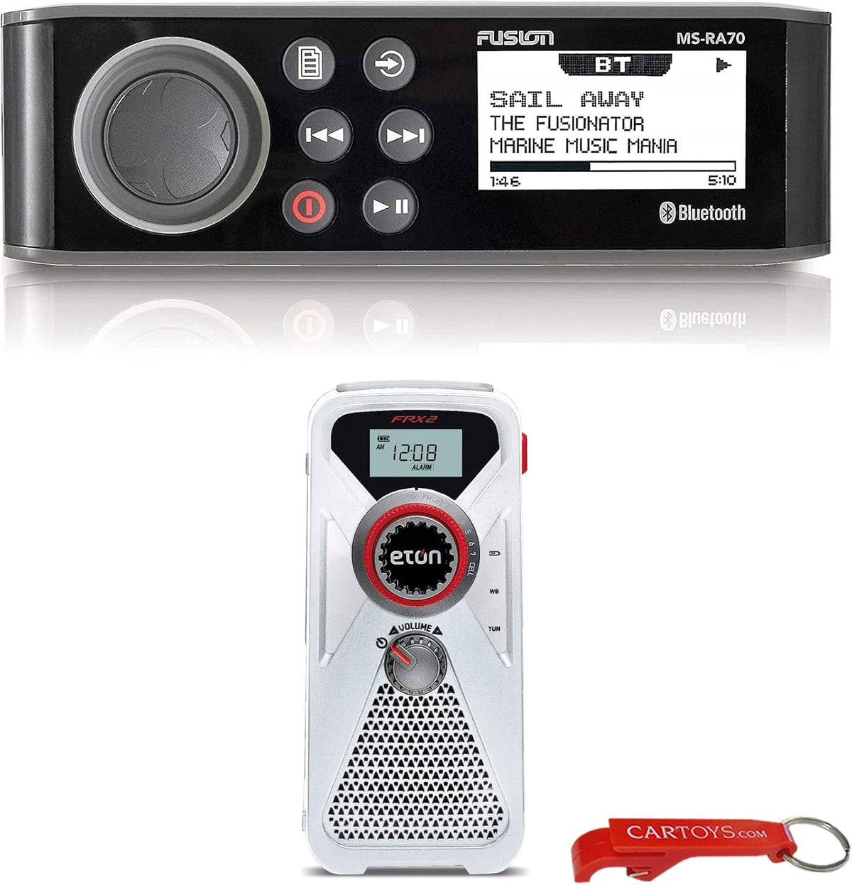 IPX6 Marine Stereo with Bluetooth, AM/FM Radio, 4x50W Amp S664059