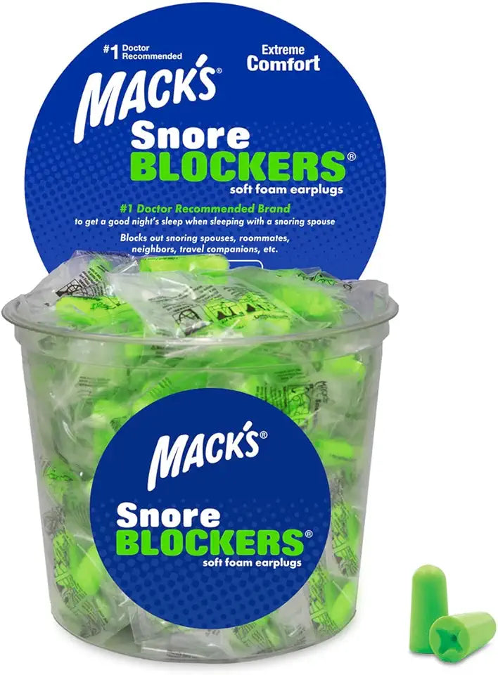 Soft Foam Earplugs 100 Pair Tub 32 dB NRR H62366