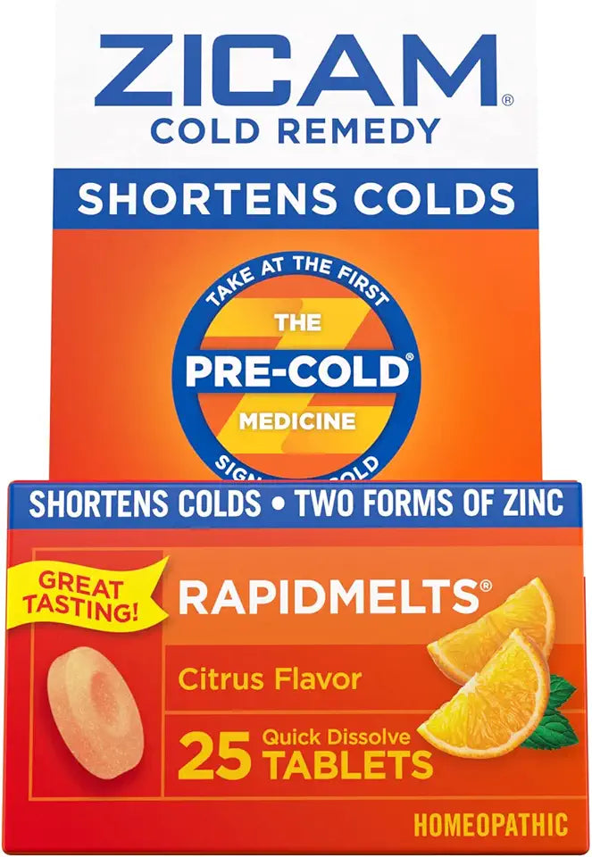 Citrus Flavor 25 Count Zinc Cold Remedy Q338