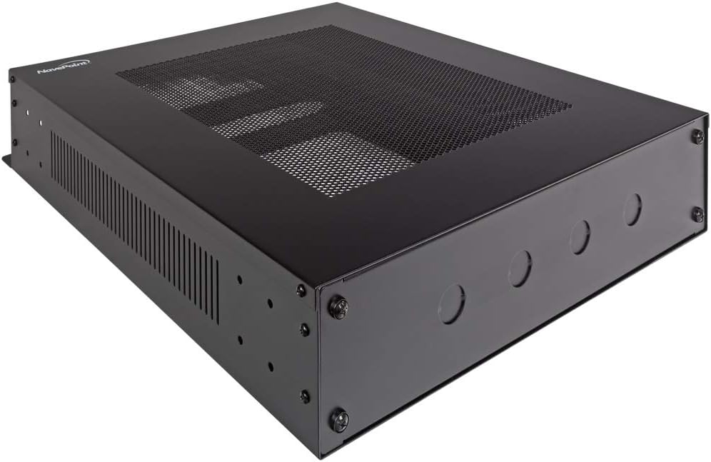 Black 2U Vertical Wall Mountable Server Rack U5550