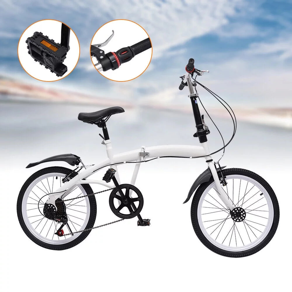 20-inch Folding Bike 7 Speed White M487352