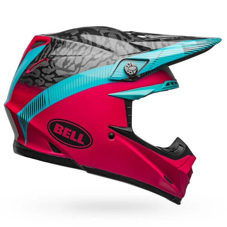 Moto 9 MIPS Helmet Black/Pink/Blue 2XL C3566