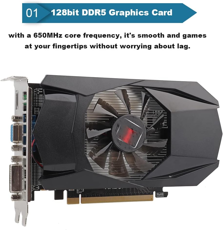 1GB DDR5 PCI Express 3.0 Gaming Graphics Card U2960