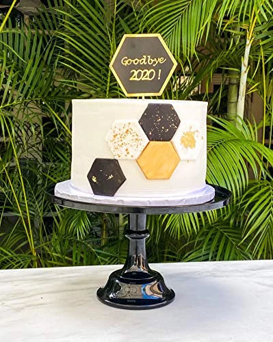 Black Pedestal Cake Stand W40736