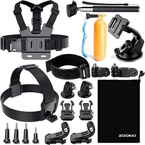 Action Camera Accessories Kit Black Silver N42313