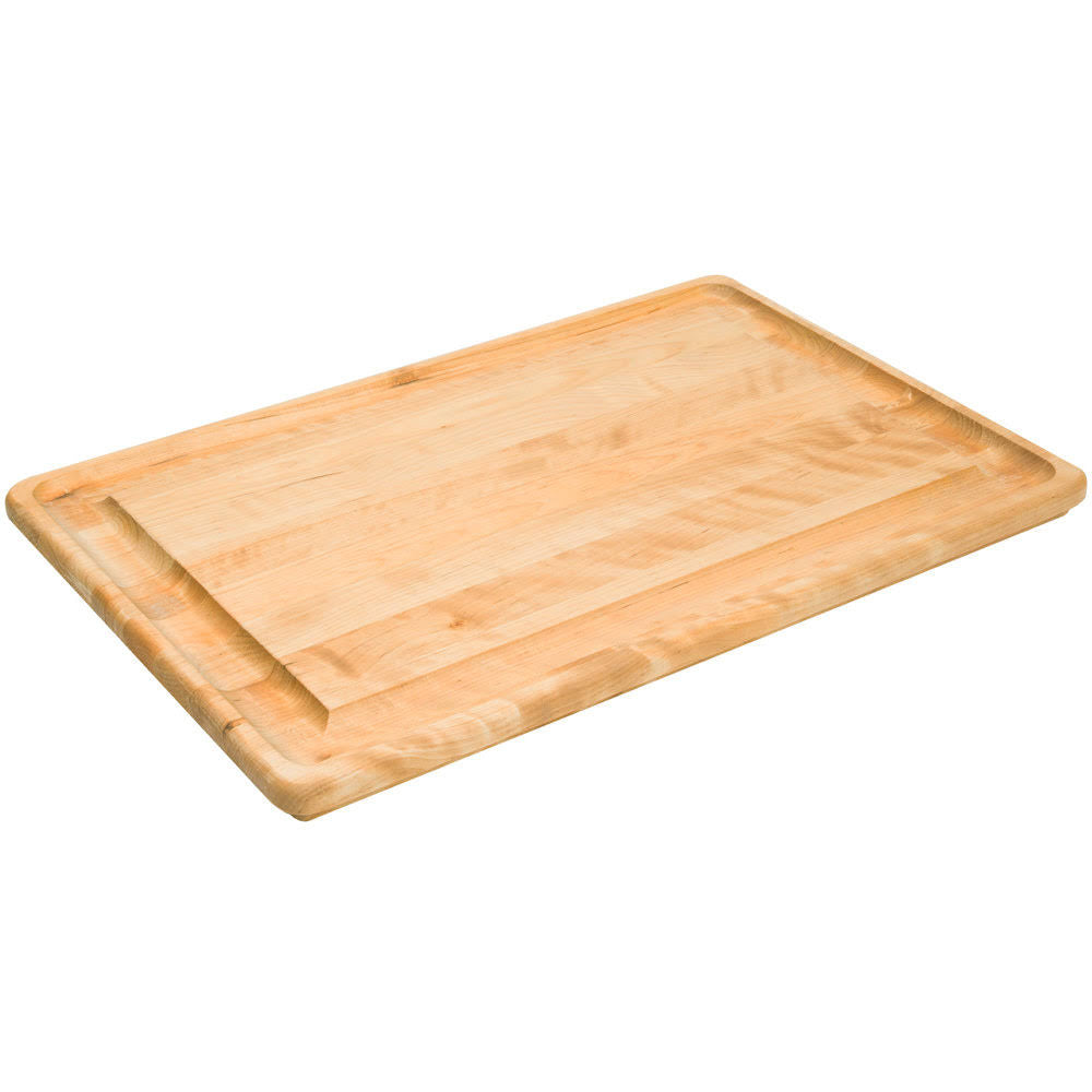 24x22 x 16x22 x 1 1/4x22 Wood Grooved Carving Board W100