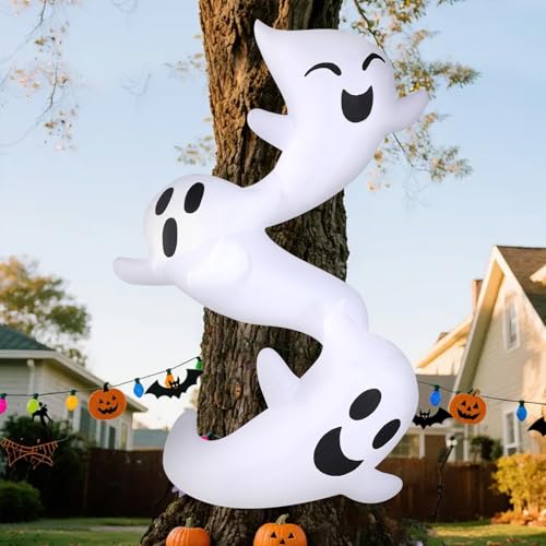 8ft Light Up Inflatable Ghosts E5076
