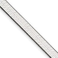 925 Sterling Silver Herringbone Chain Necklace 18 inch N509028