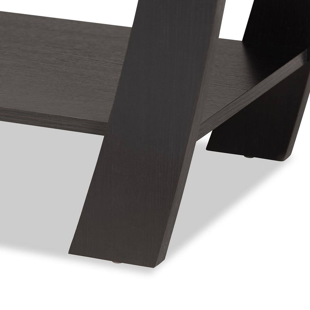 Walnut Brown 2-Drawer Console Table W26300