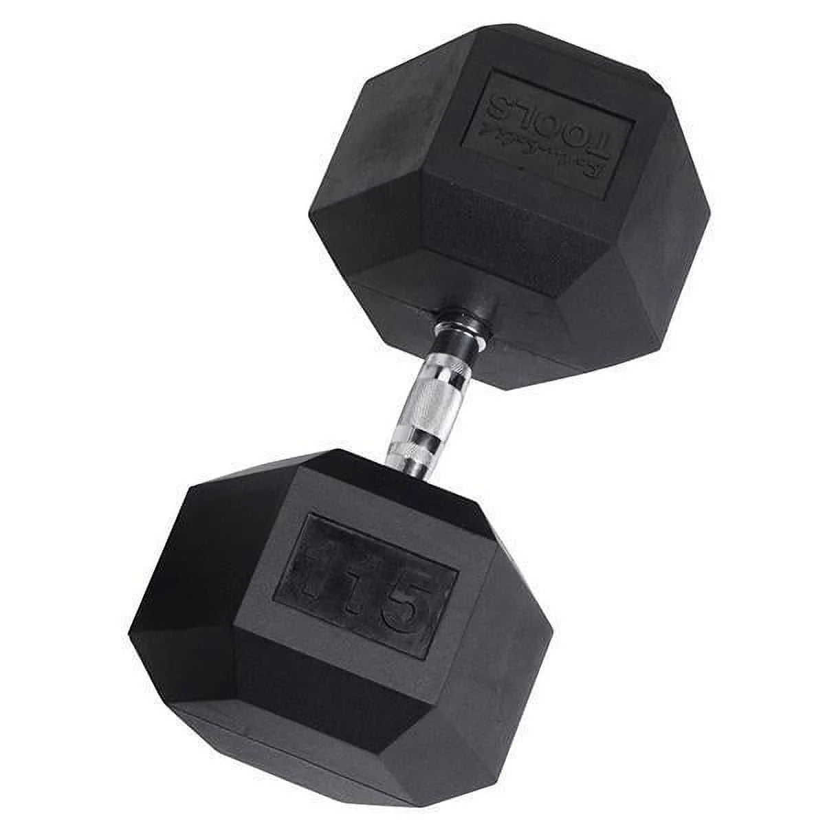 Rubber Coated Hex Dumbbells 35 lb U88174