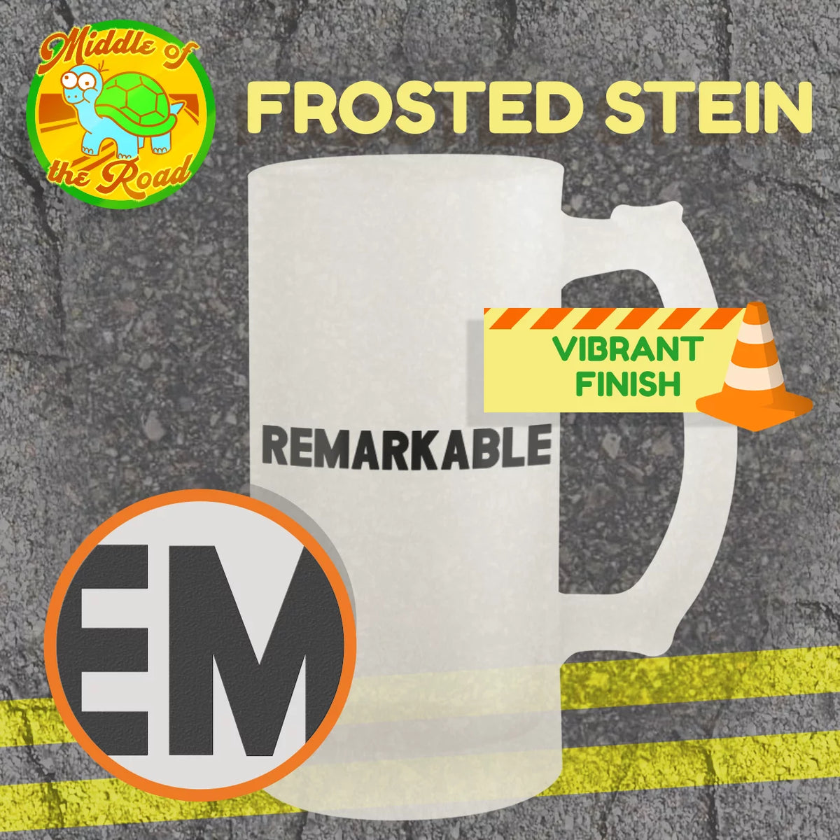 16oz Frosted Beer Stein H9495