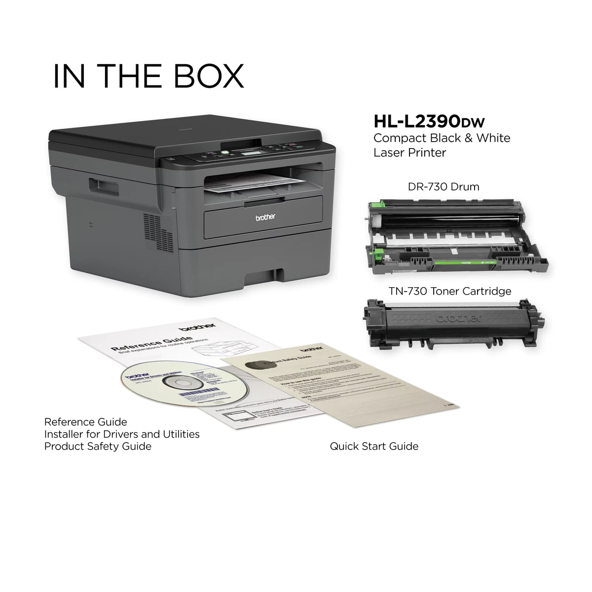 Monochrome Laser Printer with Duplex Printing, Wireless B341535