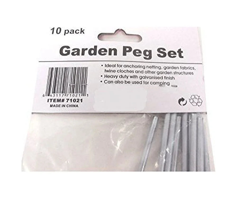 30-Piece Galvanized Steel Tent Pegs I7165
