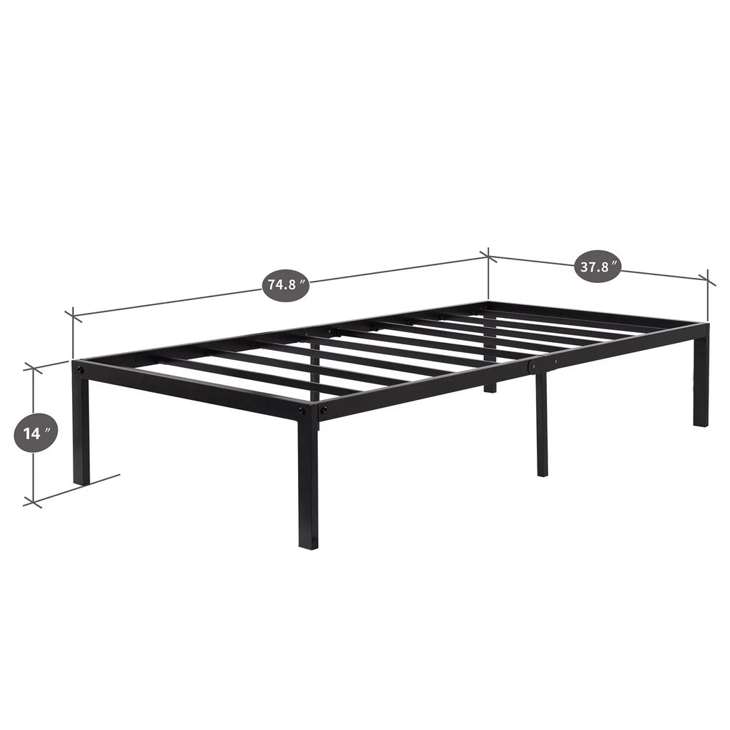 Metal Twin Size Bed Frame V8026