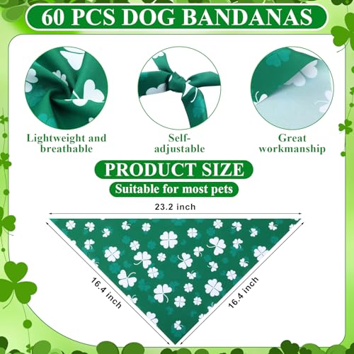 108 Pcs Dog Bandanas Bow Tie Set Plaid Pattern Adjustable Washable Reversible Z522831