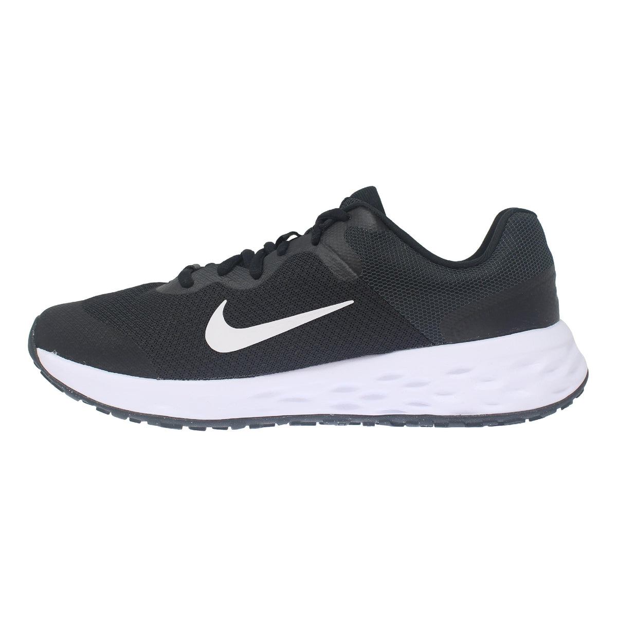 Black/White-Dark Smoke Grey Running Shoes U385