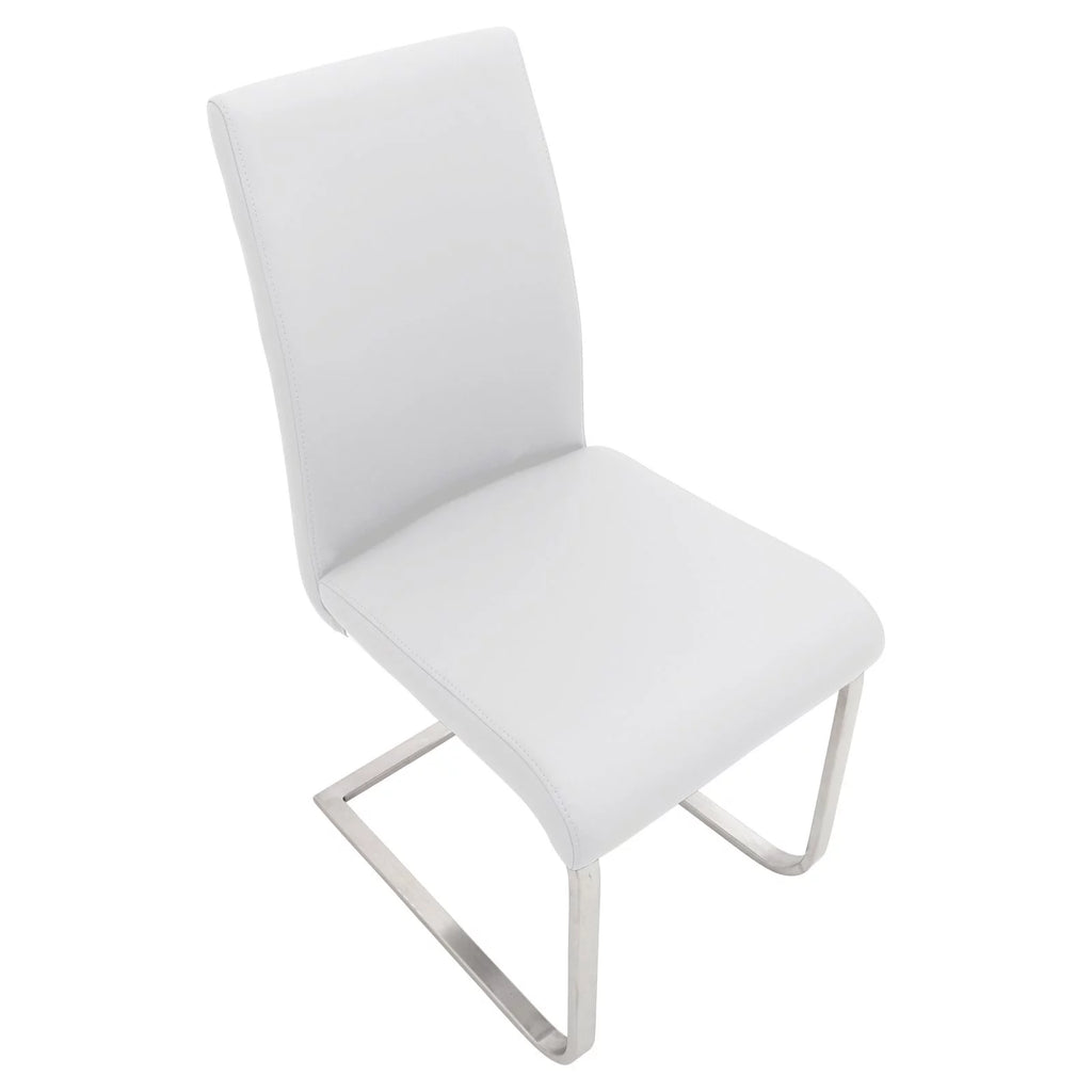 Set Of 2 White Dining Chair N75072