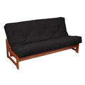 Black Suede Futon Mattress P1413