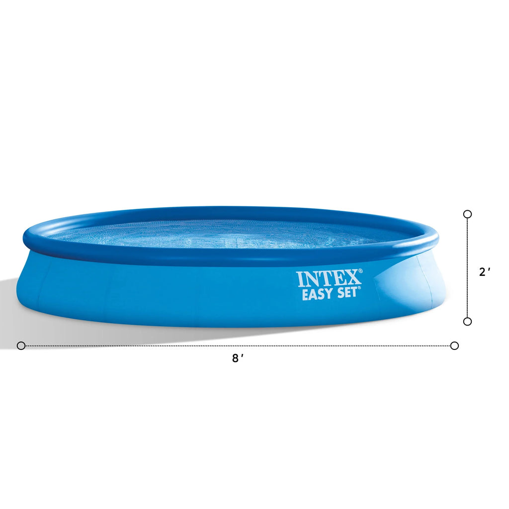 15ft x 33in Inflatable Swimming Pool with Filter Pump X79141
