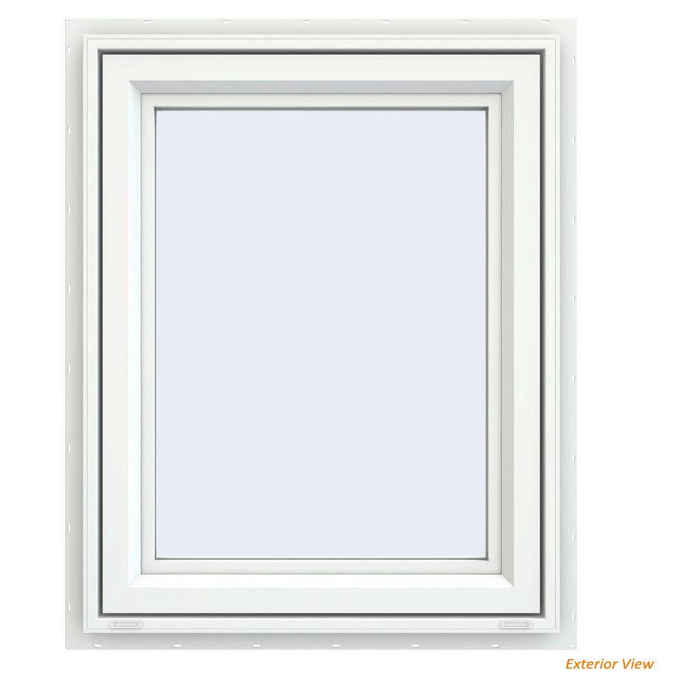 White Vinyl Right-Handed Casement Window V400