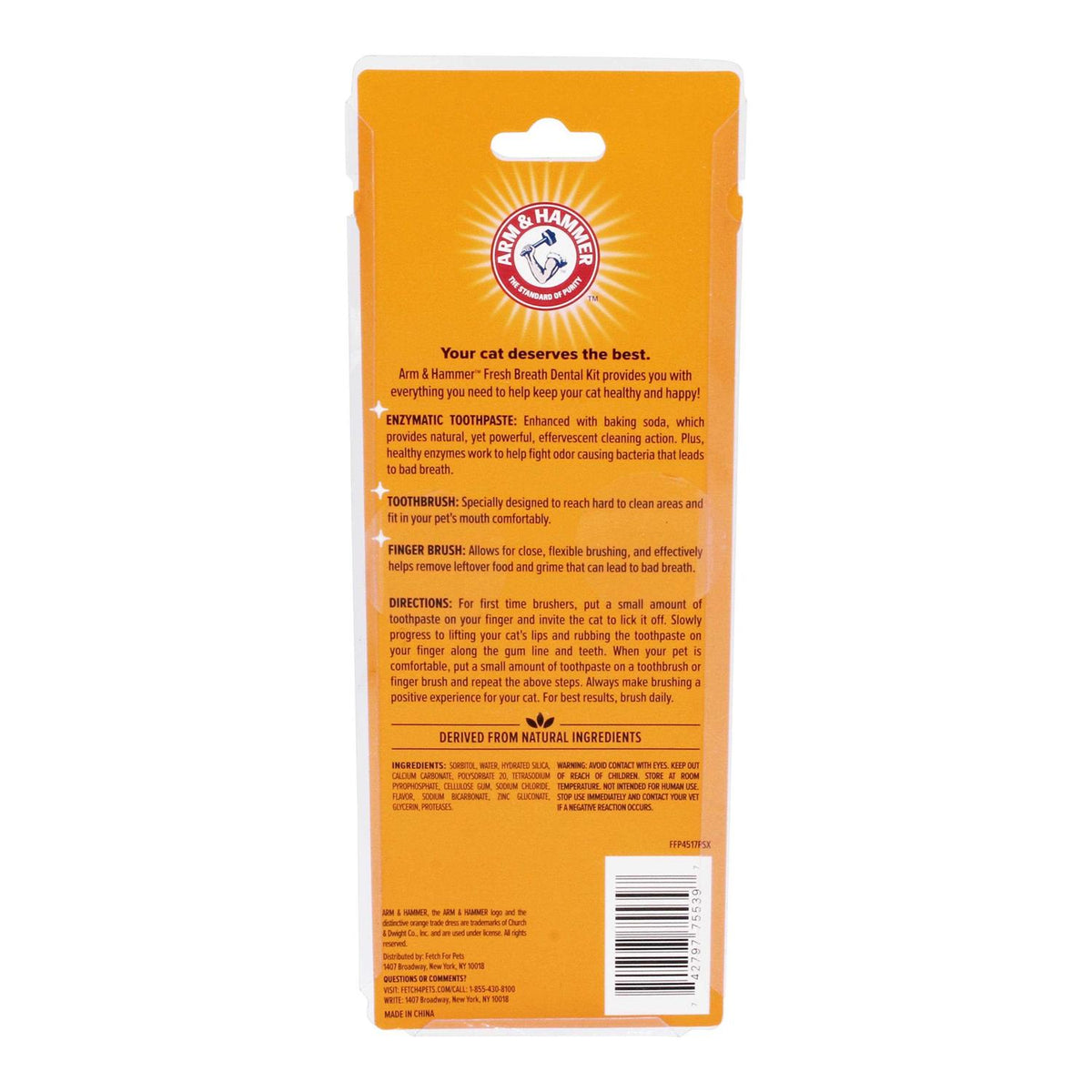 Fresh Breath Dental Kit for Cats X93938