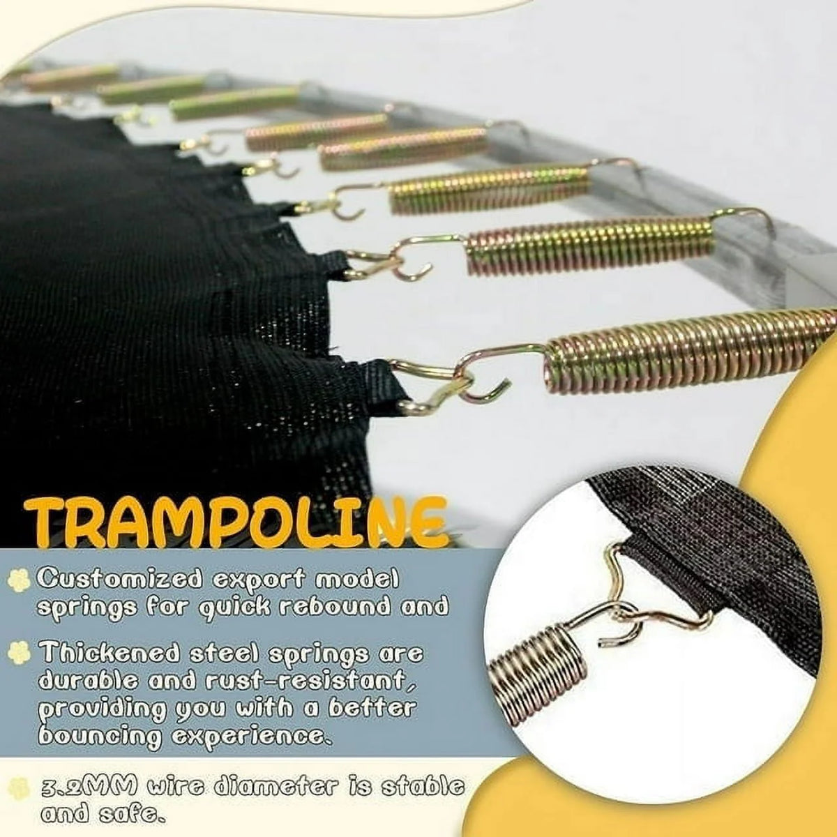 10FT Trampoline with Safety Enclosure Net I7756