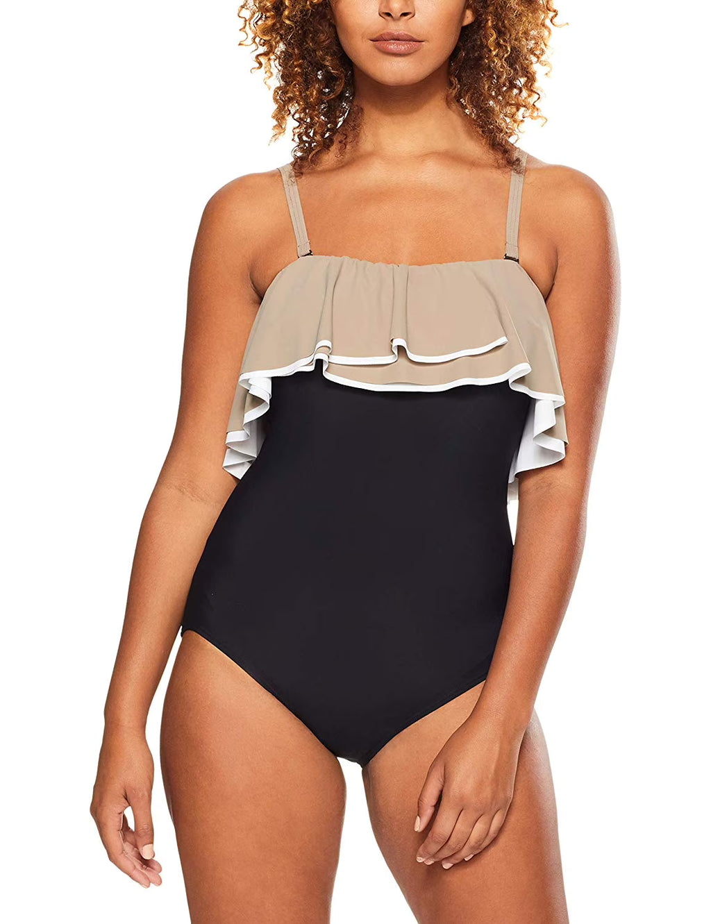 Agate Ruffle Bandeau One-Piece R31596