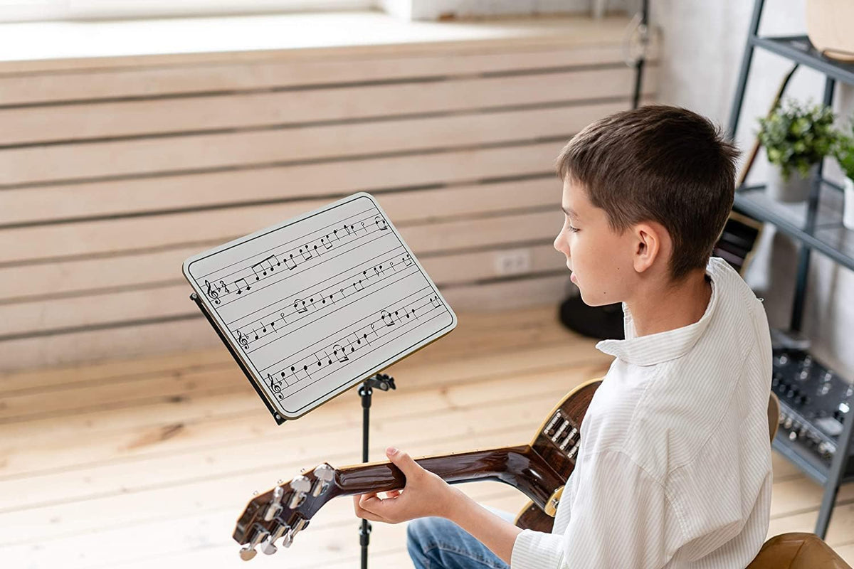 24 Pack Dry Erase Music Staff White Boards 9X12 Inch Double Sided Whiteboard M318